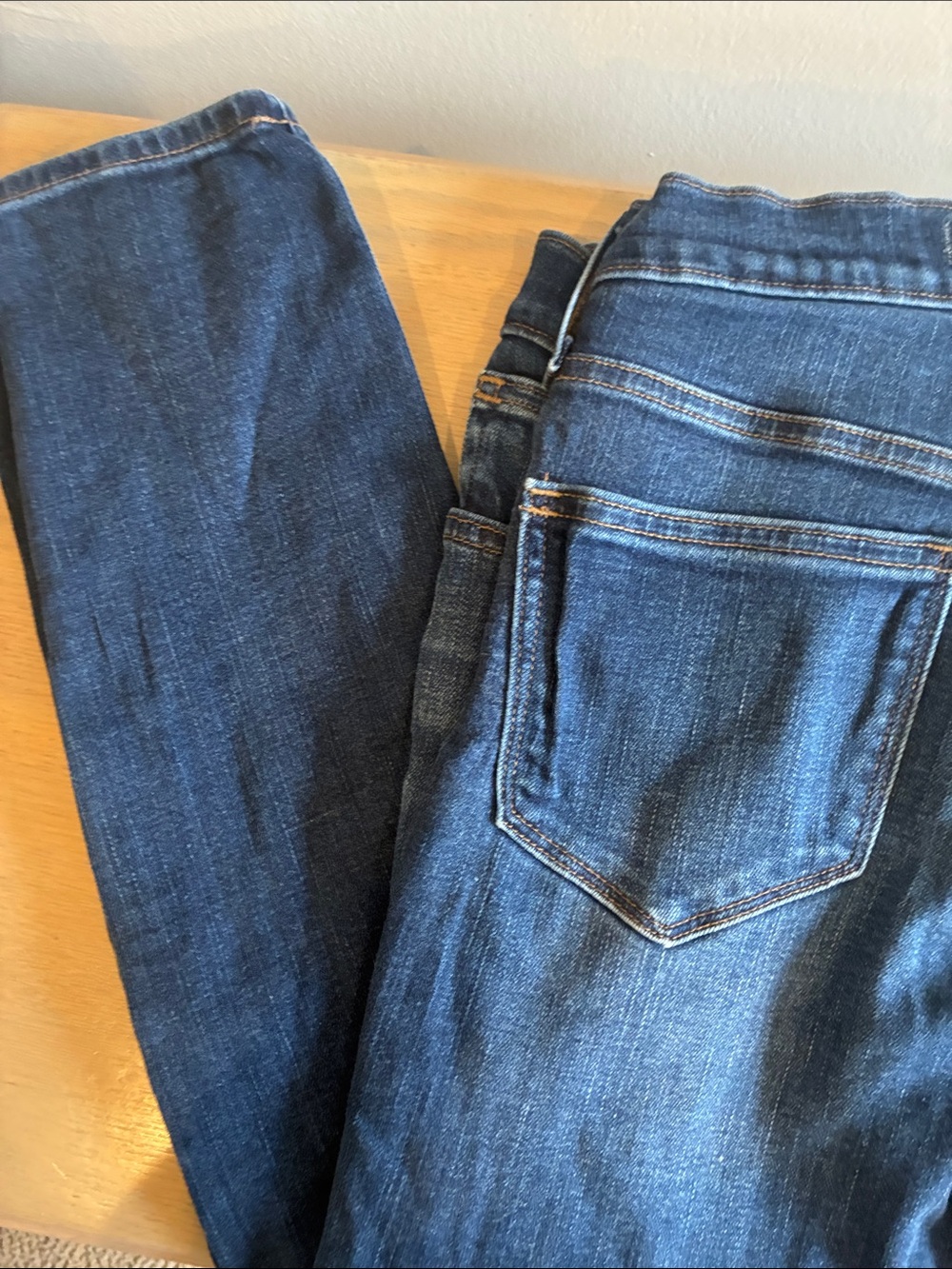 Madewell Women's Skinny Jeans in Dark Blue Wash